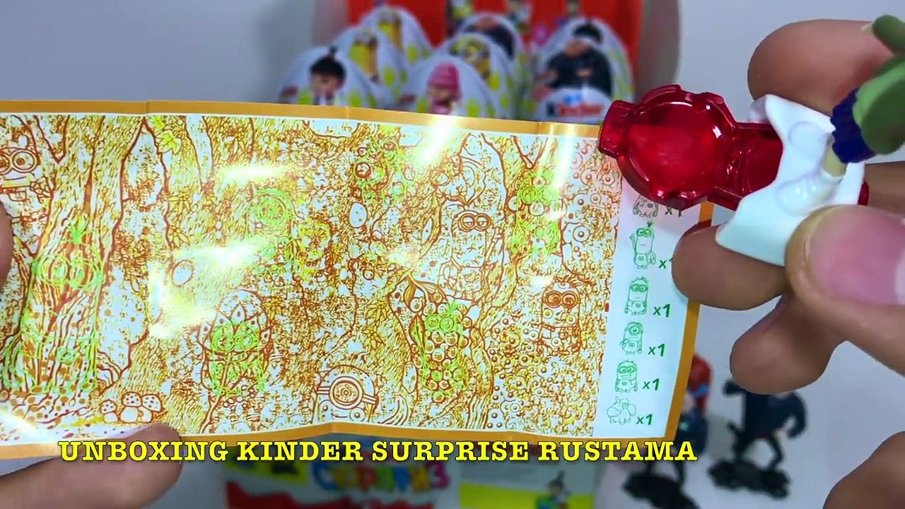 Киндер Сюрпризы Миньоны,Гадкий Я 3 Новая Коллекция 2017,Unboxing Kinder Surprise Despicable Me 3