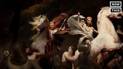 The Wonder Woman Intro Brought Painting to Life