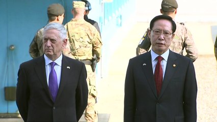 한미 국방, 최전방에서 대북메시지..."전쟁 아닌 비핵화가 목표" / YTN