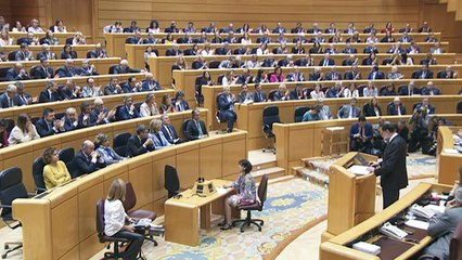 Rajoy pide al Senado el cese del gobierno catalán