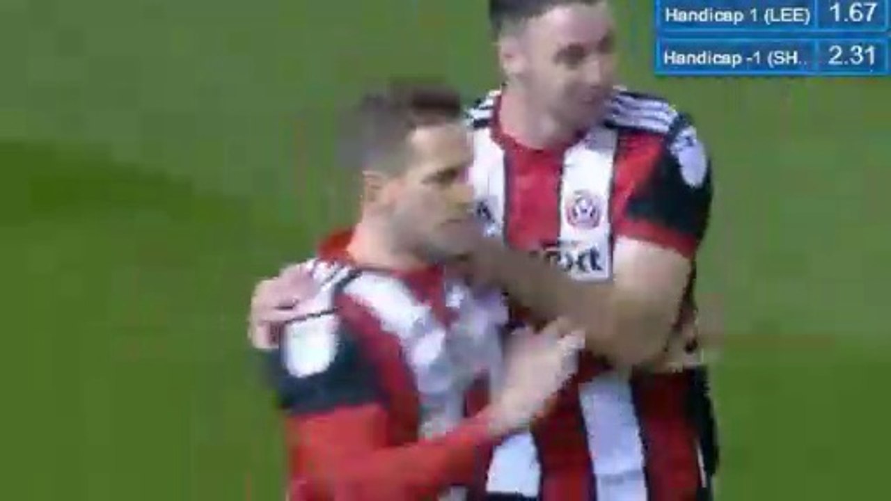 Billy Sharp GOAL HD - Leeds 0-1 Sheffield Utd - 27.10.2017