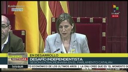 Parlamento catalán vota este viernes declaración de independencia