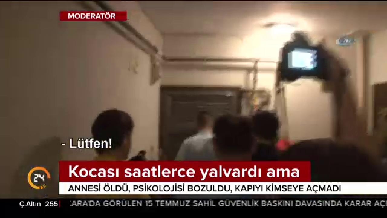 Kocası saatlerce yalvardı ama