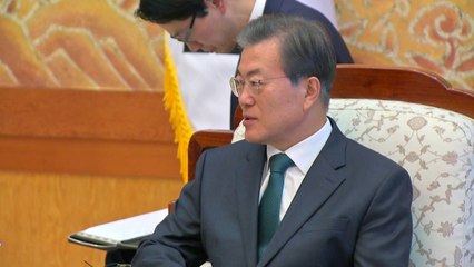 문재인 대통령 "美 전략자산 전개, 강력한 北 억지력" / YTN