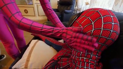 Spiderman & Pink Spidergirl vs Doctor Hulk! Funny Superheroes in Real Life - Spiderman Compilation