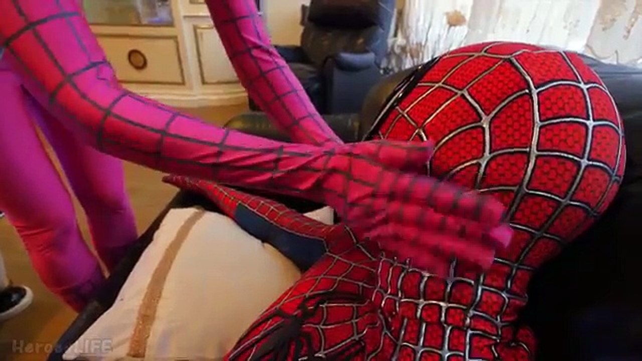 Spiderman & Pink Spidergirl vs Doctor Hulk! Funny Superheroes in Real Life - Spiderman Compilation