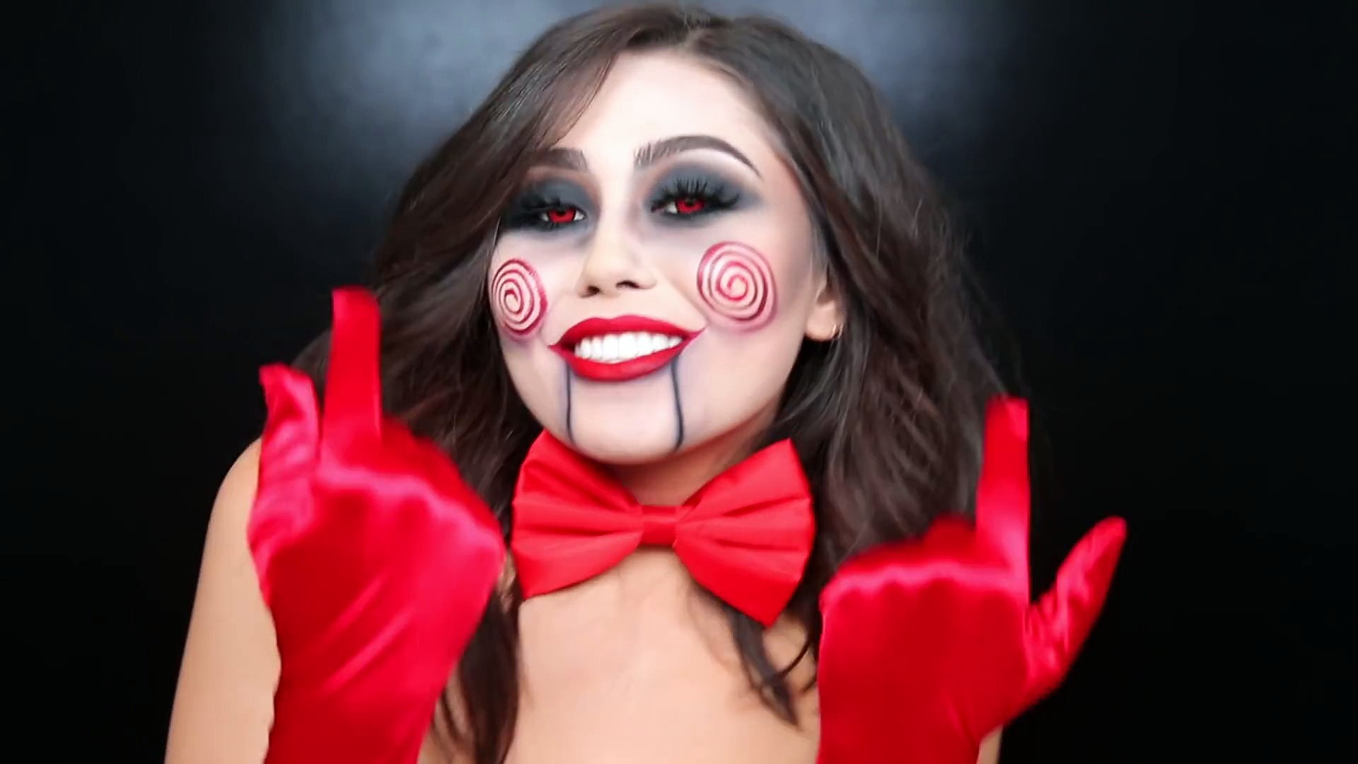 SEXY JIGSAW HALLOWEEN MAKEUP TUTORIAL _ Roxette Arisa - video Dailymotion