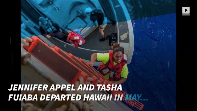 Two women, dogs rescued after 5 months stranded at sea