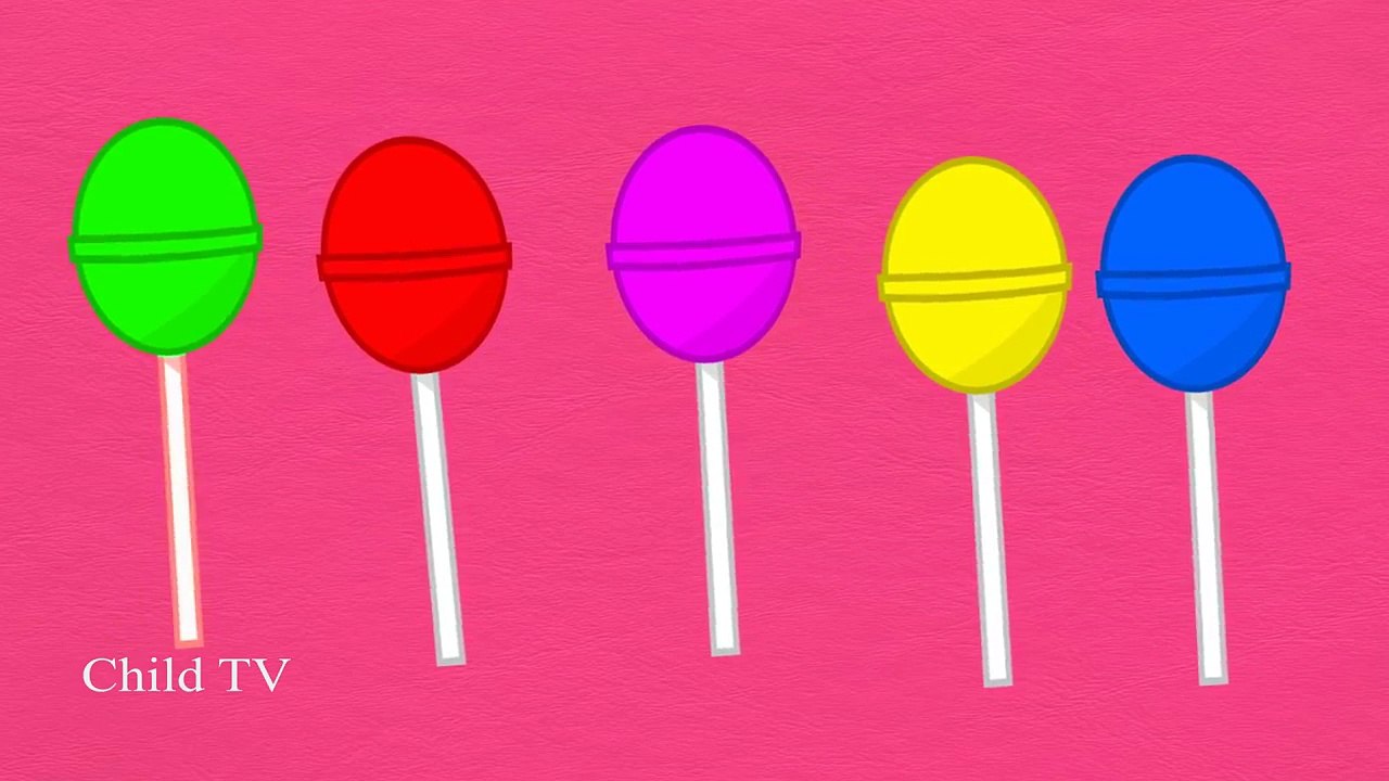 Finger Family Song Lollipop  Family Nursery Rhyme