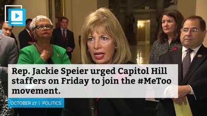 Rep. Jackie Speier joins #MeToo campaign aimed at Congress