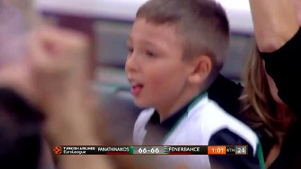 Το απίστευτο καλάθι του Νίκου Παππά για την ισοφάριση - Παναθηναϊκός vs Φενερμπαχτσέ - 27.10.2017