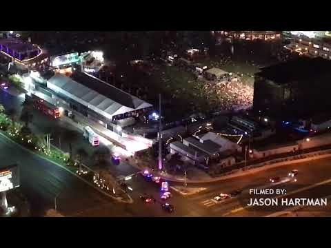 Footage Shows Scene of Las Vegas Shooting from High Floor of Mandalay Bay