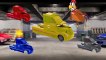 Disney Cars 3 Wrong Paints & Wheels Jackson Storm Mack Truck Finger Family Learn Colors for Kids