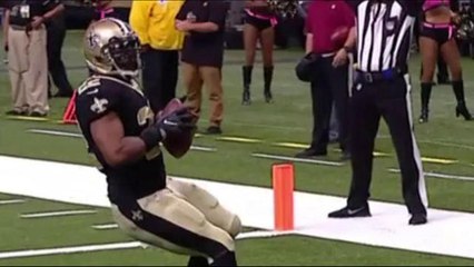 Why is Saints' running game improving since trading Peterson?