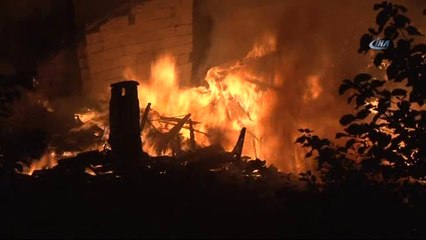 Başkent'te Gecekondu Mahallesinde Yangın Paniği