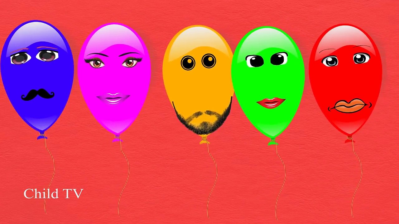Finger Family Colorful balloon family Finger Family Song