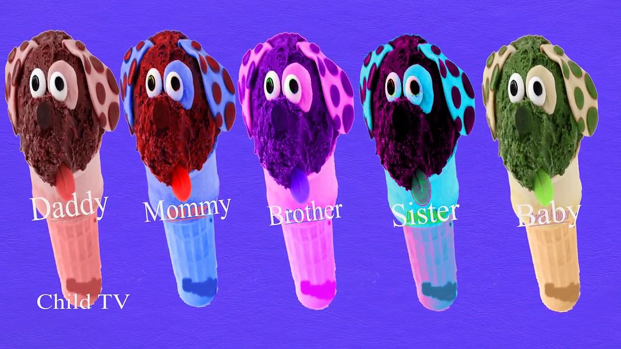 Finger Family Ice Cream Chocolate Finger Family Song