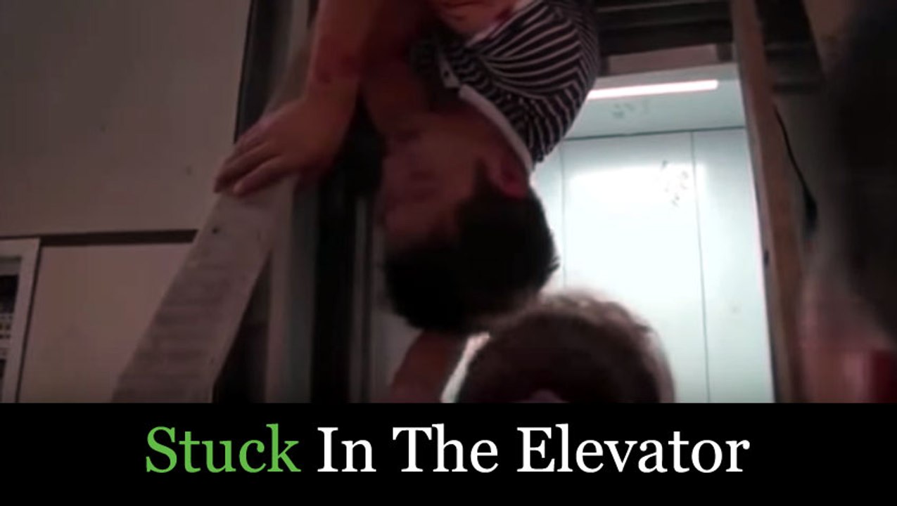 Elevator engineer miraculously survives being crushed ! Trabalhador Fica Preso Entre Dois Andares Ao Instalar Elevador