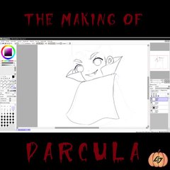 How we drew chibi vampire Darshan