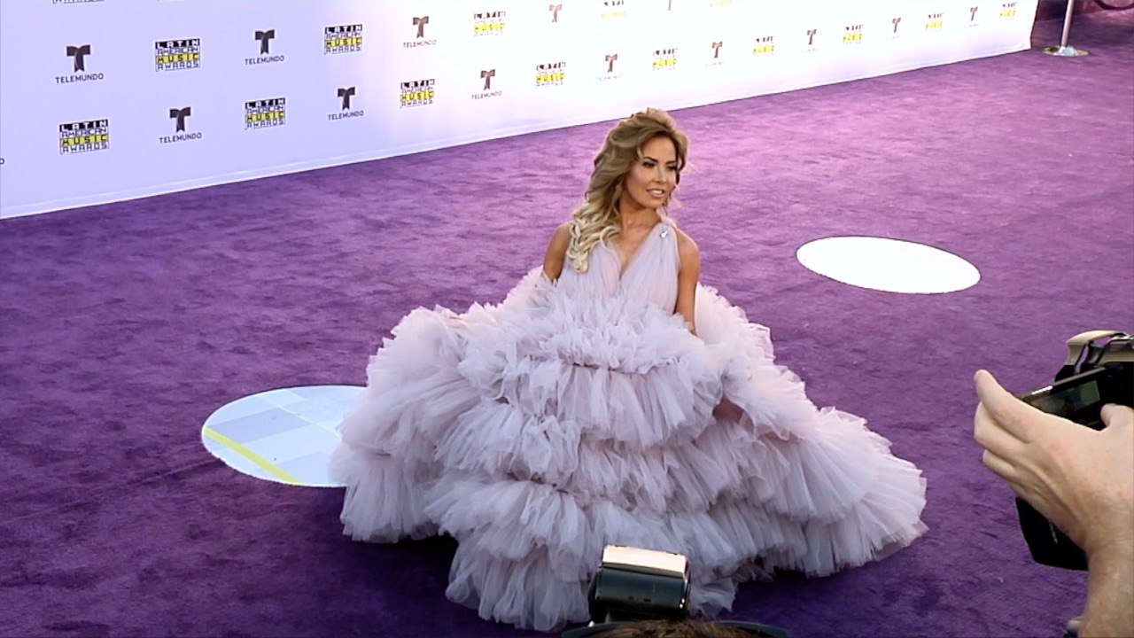 Gloria Trevi 2017 Latin American Music Awards Purple Carpet