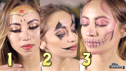 ¡Para hacerlas en casa! Tres opciones sencillas de maquillaje para este Halloween