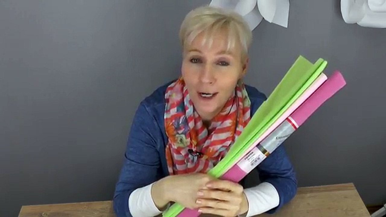 DIY-Papierblüten: hübsche Kirschblüten aus Krepppapier | Deko Kitchen