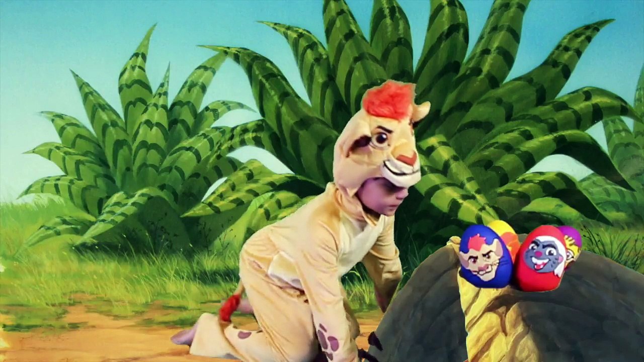 Disney Junior The Lion Guard Play-Doh Surprise Eggs Opening Fun Kion Super Giant Egg Kids Toys-IHc3phwTpEI