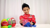 Disney Pixar Cars 3 Play-Doh Surprise Opening Lightning McQueen Kids Toys Juguetes Race Cars trailer-AXFug2K5FnE