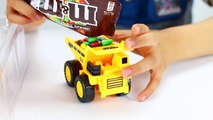 Dump Truck Toy for kids - learn construction vehicles toys for kids videos-3ssTtI4mL-Y