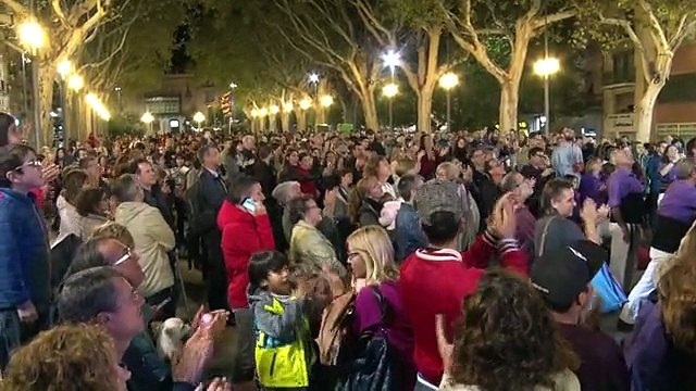 Celebració de la república a Figueres