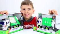 Garbage truck videos for children - Garbage truck toys part 2-3Z5PT5PKieA