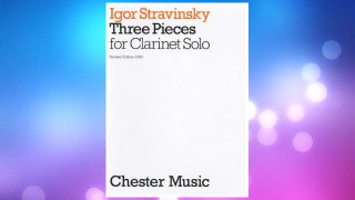 Download PDF Stravinsky: 3 Pieces for Solo Clarinet FREE