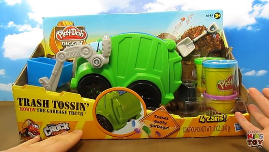 play doh garbage truck