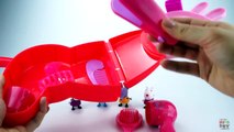 Peppa pig set stylist for kids.  Funny toys on the channel 123abc KidsToy TV-9T7F_kK0gr0