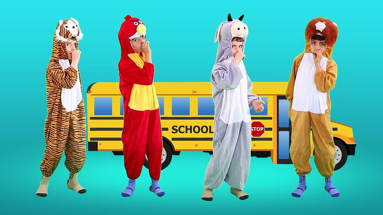 The wheels on the bus go round and round song - Nursery Rhymes for Kids-sQvS4tV1k4g