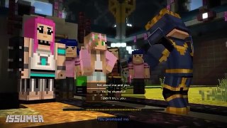 Little Kelly Minecraft VS Prince Petra(M) Arena Fight - Minecraft Story Mode (Female Theme)