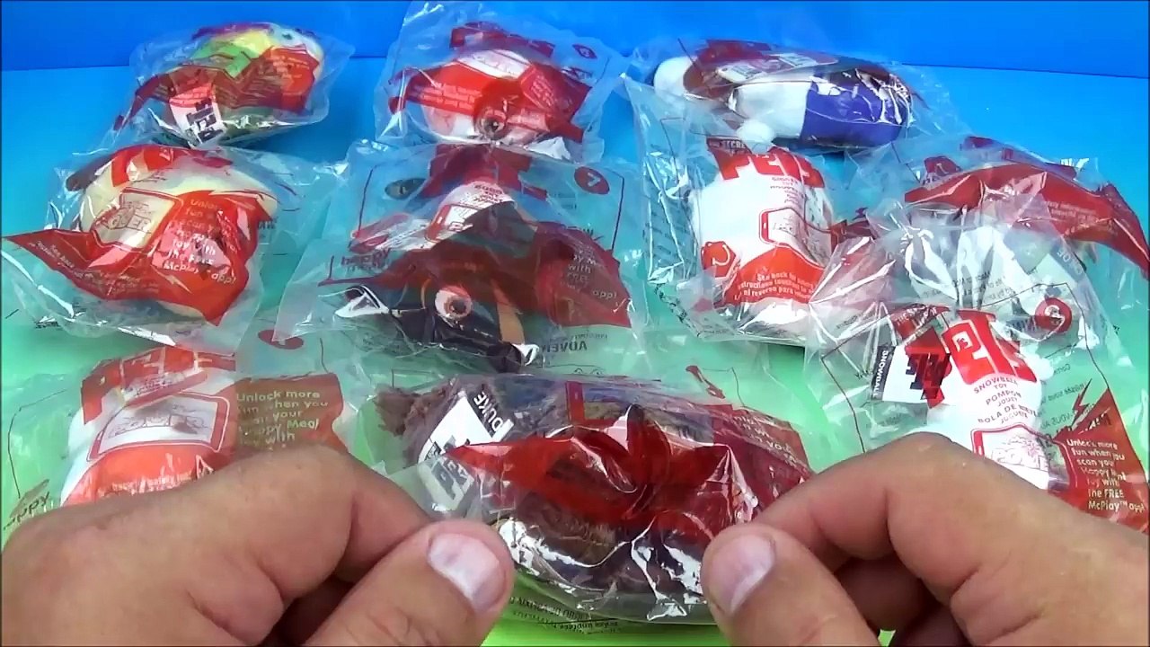 2016 THE SECRET LIFE OF PETS SET OF 10 McDONALDS HAPPY MEAL KIDS MOVIE TOYS VIDEO REVIEW by FFTR-CN8Z0dSpQAs