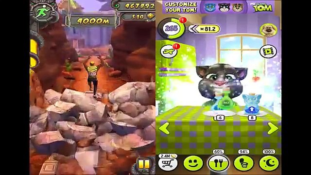 Temple Run 2,Blazing Sands Vs My Talking Tom/Gameplay for kid #19