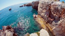 Extreme Cliff Jumping & Giant Rope Swing _ Daredevils