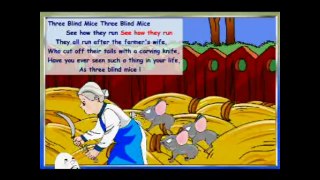 Three Blind Mice   Nursery Rhym With Lyrics   Cartoon World