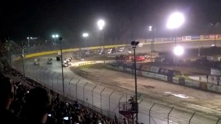 Outlaw Sprint Feature at Berlin Speedway on 09 27 14