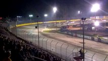 UMP Feature Race Caution #1 at Berlin Speedway on 09-26-14.