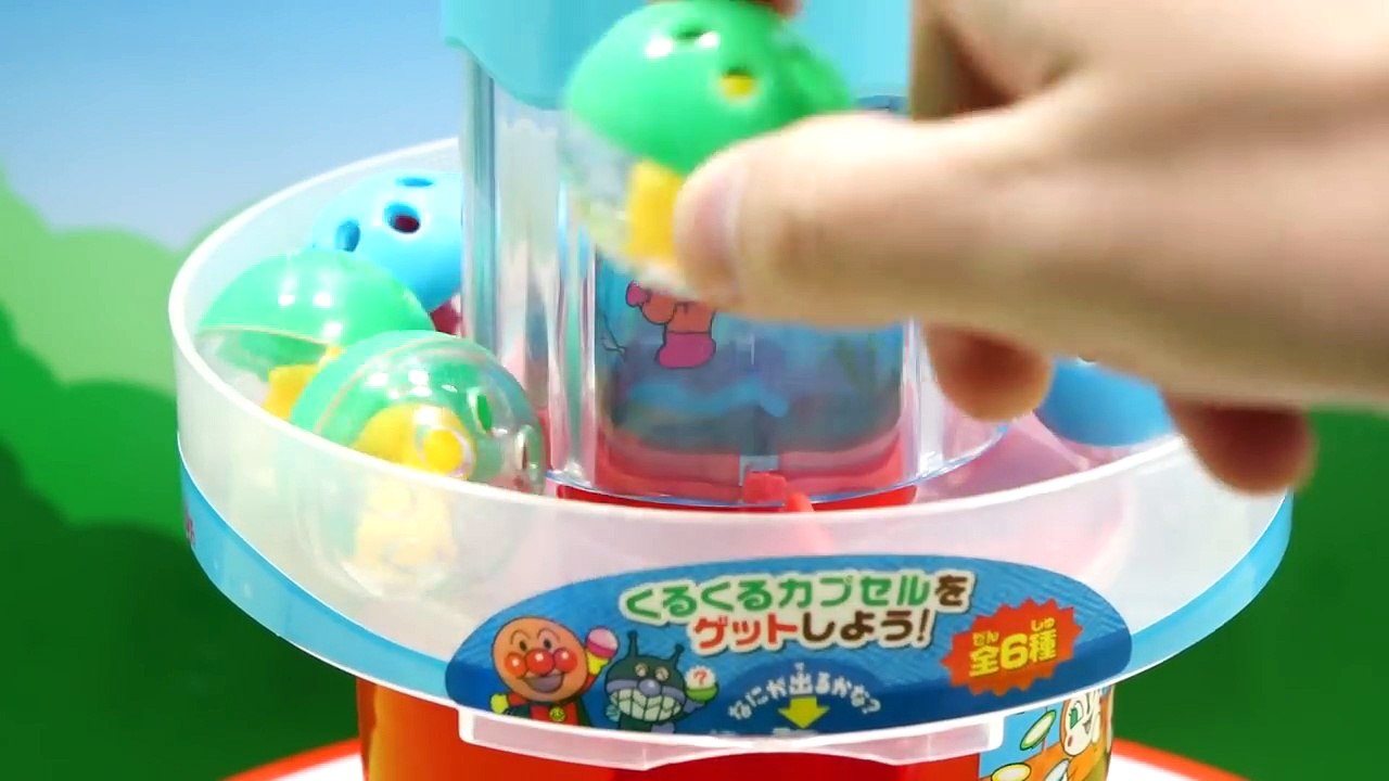 アンパンマンおもちゃ　カプセルくるくる回転ずし　anpanman-tVVWABEftEk