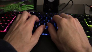 (110 wpm) Fast Typing Sound Test  Corsair K95 RGB Cherry MX RED with O-Rings