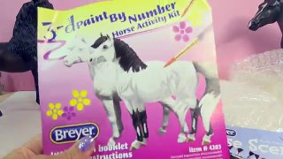 DIY Breyer 3D Paint by Number Dappled Grey Resin Pony Do It Yourself Painting Kit Review