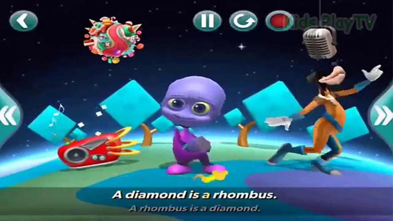 Shape song sing along 3D with Mickey | App game for kids Demo