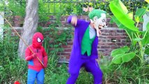 Spiderman Go fishing Joker into river Police w/ Superman Deadpool Joker thief IPHONE Superhero funny