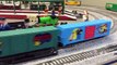 Spencer and Thomas the Tank Engine Meet the Sunday Funnies HO Scale Train in Sodor