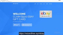 Free ebay Gift Card Codes 2017