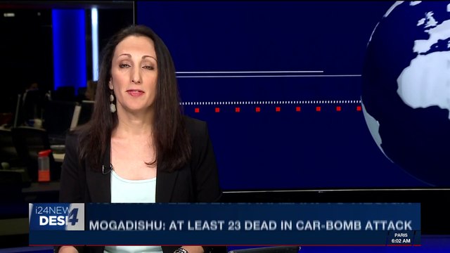 i24NEWS DESK | Mogadishu: at least 23 dead in car-bomb attack | Saturday, October 28th 2017